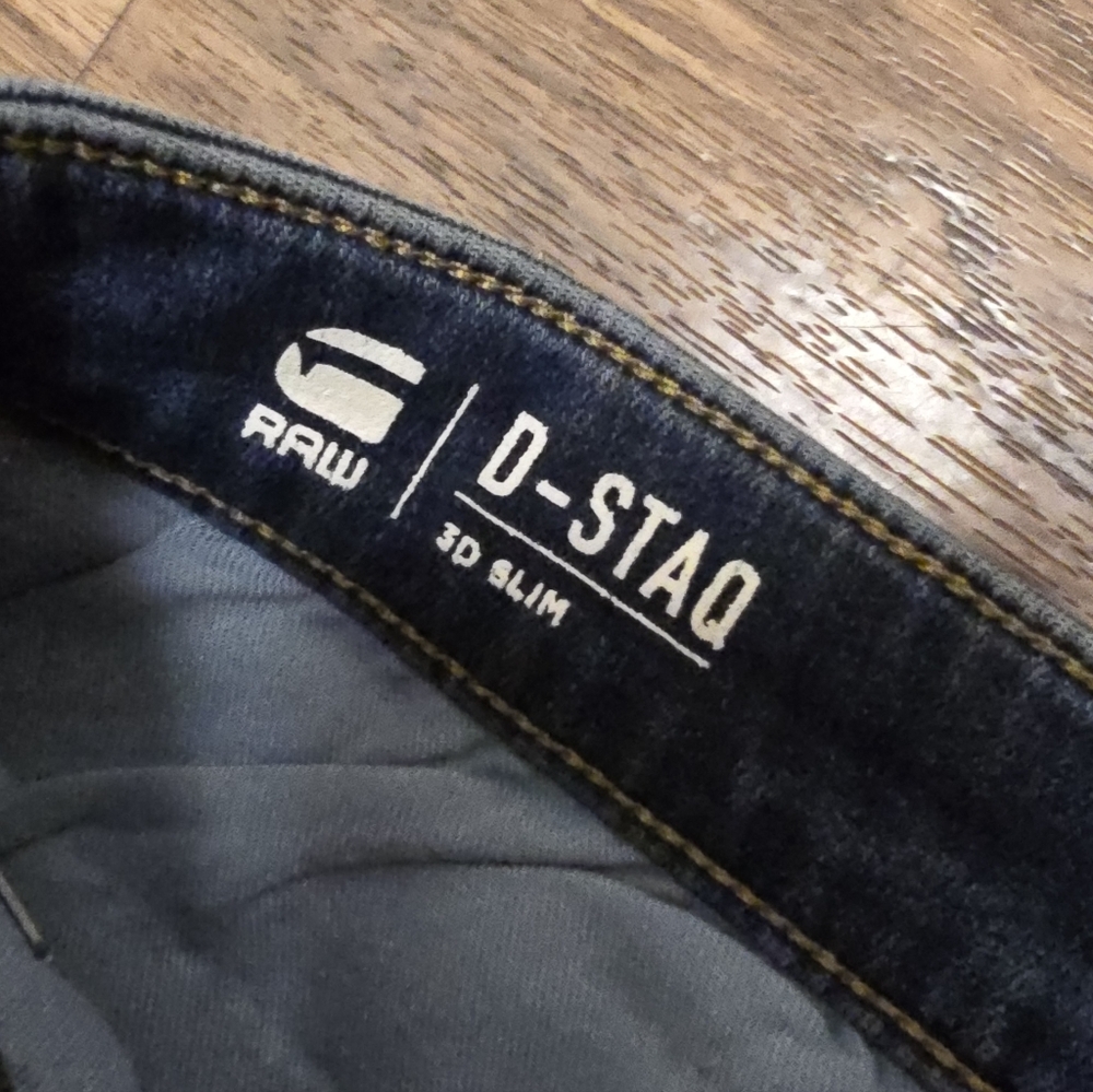 G-Star Raw D-Staq Men’s 3D Super Slim Jeans Sz 40x32 - Picture 8 of 9